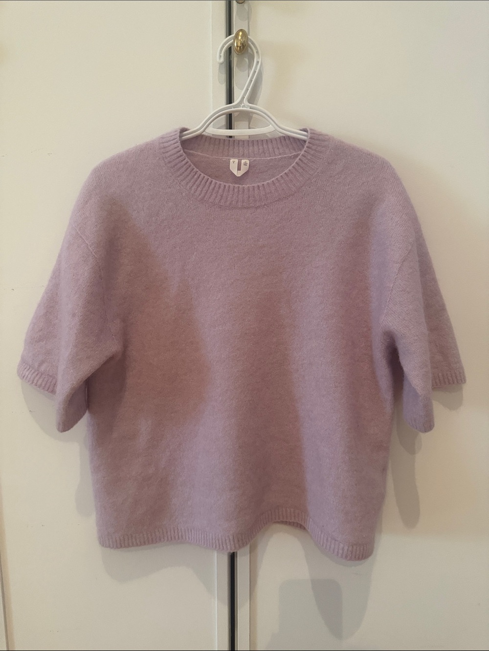 Arket - small - Lilac Short Sleeve Knit Sweater